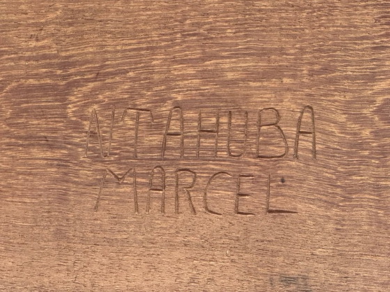 Image 1 of African Wood Carving Signed