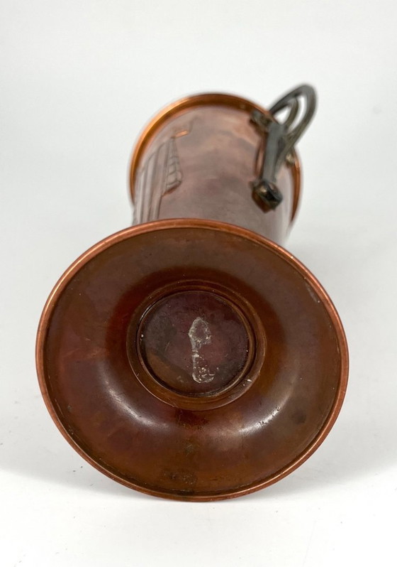Image 1 of Decorative Copper Vase – Jugendstil / Art Nouveau Style, ca. 1900–1920