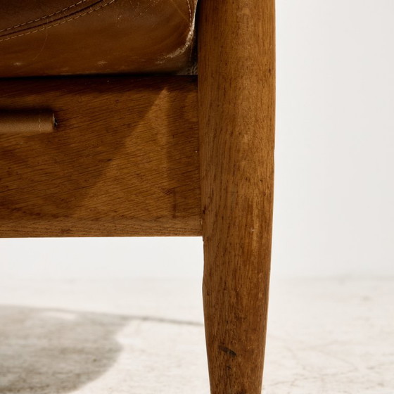 MK11119 Deense Leren Lounge Stoel – Fauteuils, Wood (photo 6 of 18)