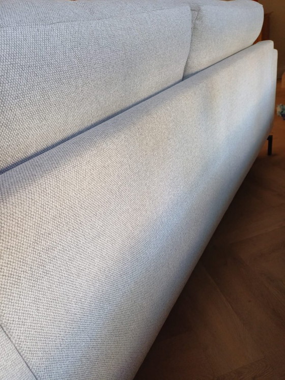 Montèl 3-seater sofa • Light Grey • Mélange Fabric – Montel, 3-5 seaters, Textile (photo 9 of 10)
