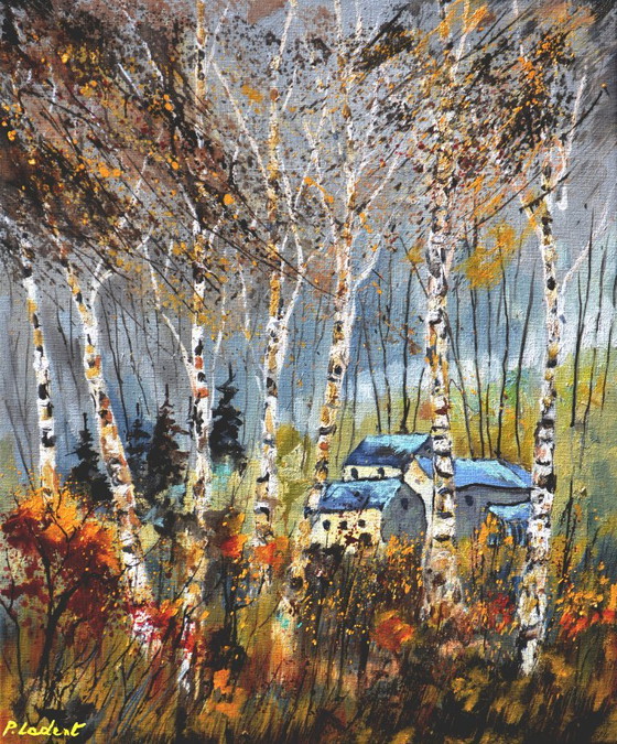 Windy autumn – P. Ladent, Objets d'art, Toile (photo 2 of 5)