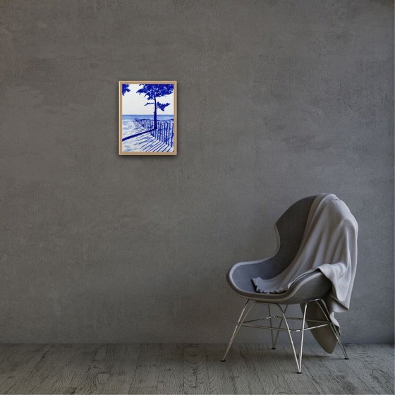 Image 1 of Acrilico su carta bianca Hahnemuhle 325 g. Dimensioni 40x30 cm.