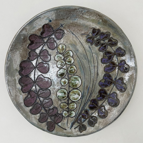 Image 1 of Plaque murale en céramique Rusha Handarbeit, 1970 Allemagne