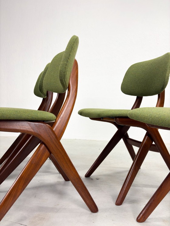 Set di sedie da pranzo 'Scissor' di Louis van Teeffelen – Legno (photo 8 of 20)