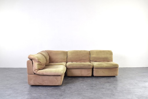 Mid-Century Modular Corner Sofa by Rolf Benz, 1970s.