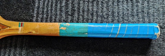 Paire de raquettes de tennis vintage Majestic en bois – 1950 – Objets déco, Wood (photo 9 of 10)