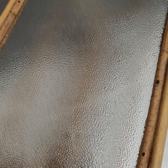 Image 1 of Portavasi, portariviste e mensola in rattan dal design scandinavo, 1960-70