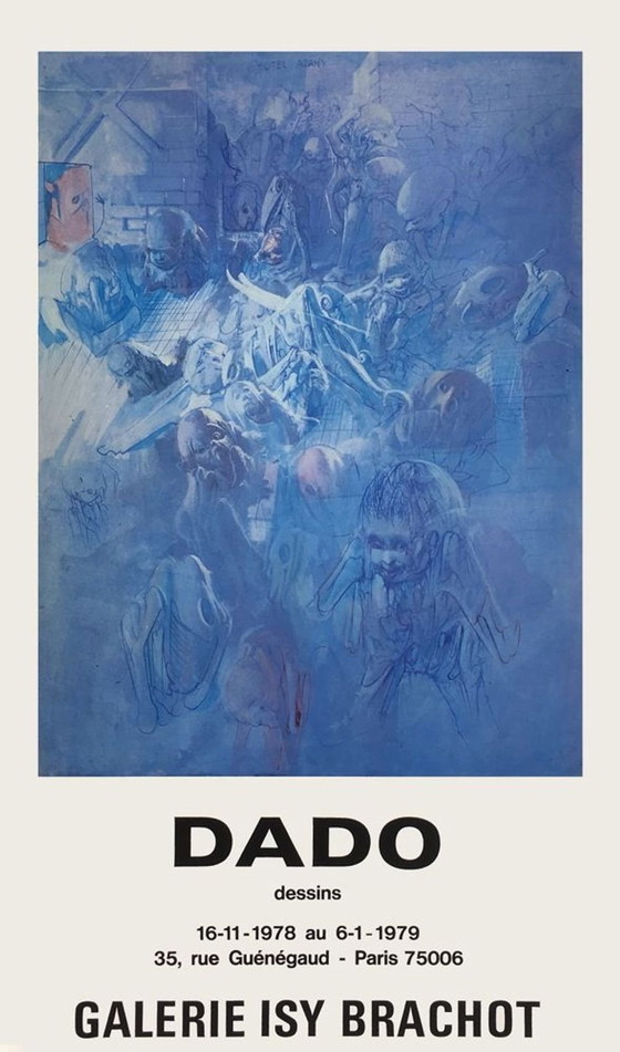 Image 1 of Miodrag Djuric DADO Galerie Isy Brachot – Dessins-Plakat 1979