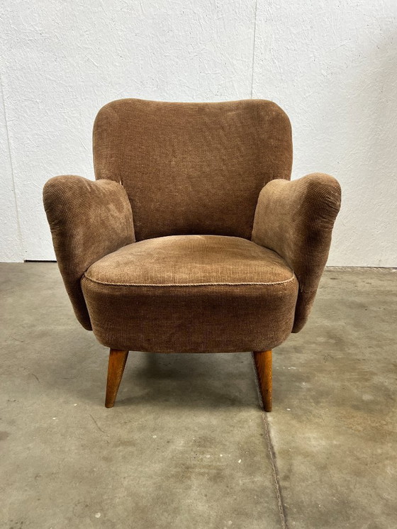 Image 1 of Ensemble vintage/milieu du siècle composé d'un canapé et de deux fauteuils, années 1970