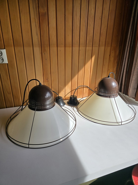 Image 1 of Vintage Woja Holland Pendant Lights – Space Age