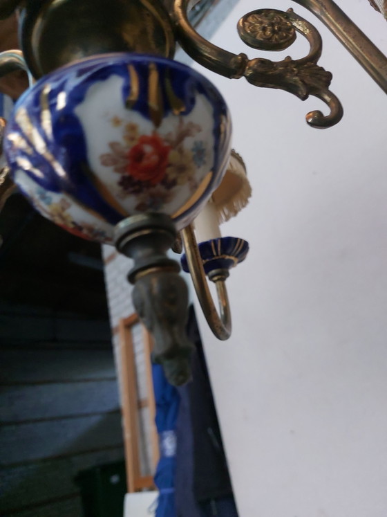 Image 1 of Lampadario vintage italiano a 5 bracci