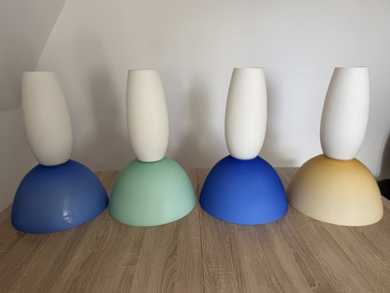 Artemide Musa by Rodolfo Dordoni – 4x rare Murano Glass Elements – Pendant lamps (photo 9 of 9)