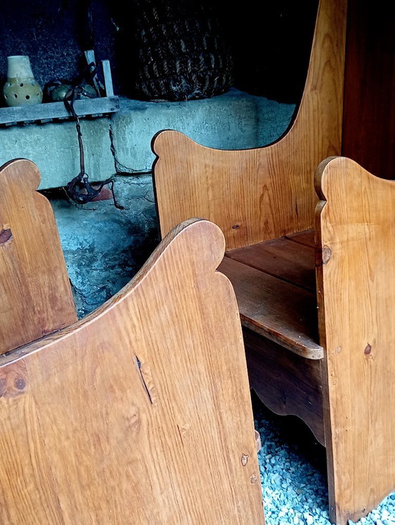 Coppia di Poltrone rustiche – Legno (photo 8 of 11)