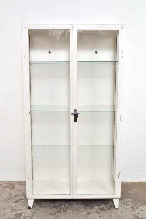 Vintage pharmacy cabinet / display case
