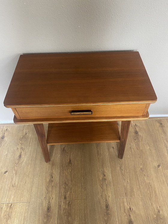 Image 1 of Vintage Table Cabinet With Drawer