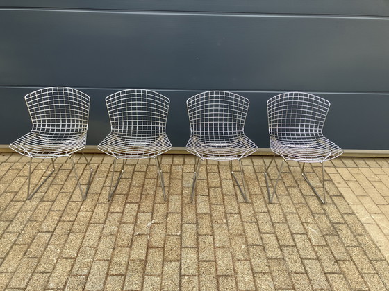 Image 1 of 4x original Knoll Bertoia Side Chairs Chrom im Top Zustand!