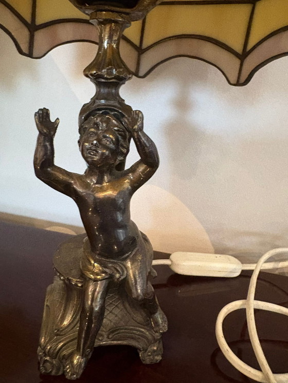 Image 1 of Lampada da tavolo in stile Tiffany