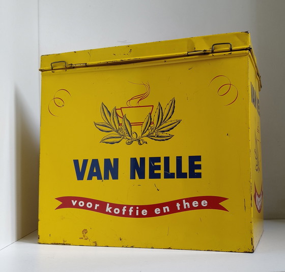 Image 1 of Scatola di latta per esposizione Van Nelle