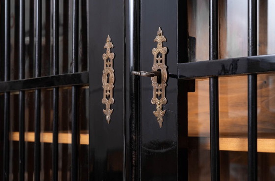 Image 1 of Vetrina nera Biedermeier, Austria, metà del XIX secolo