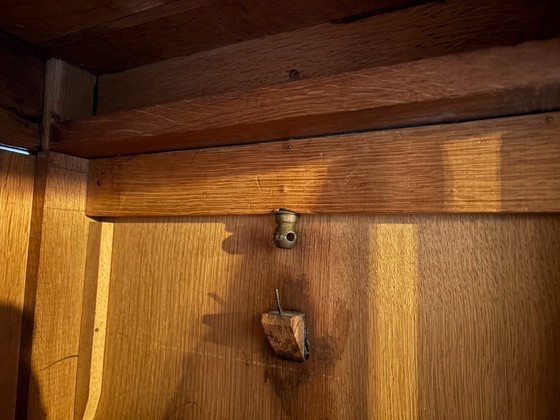 Image 1 of Eikenhouten spiegelkast voor in de slaapkamer