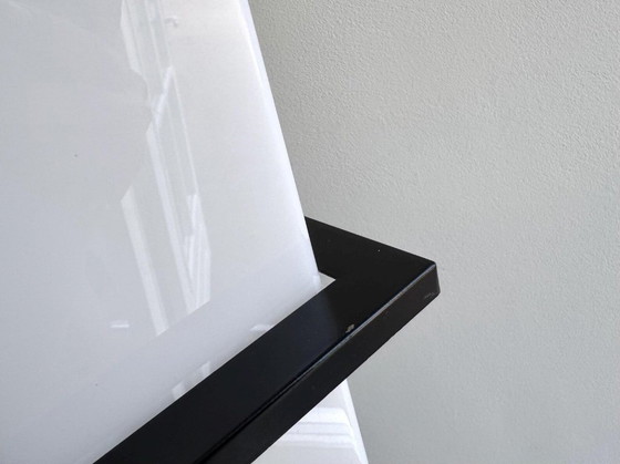 Image 1 of Large Vintage Rectangular Plexiglass Wall Lamp