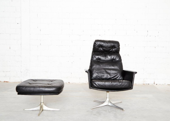 Poltrona e poggiapiedi vintage Sedia Club di Horst Bruning per COR – Poltrone, Leather (photo 3 of 19)