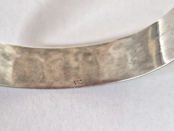 Image 1 of Zilveren armband - Zilveren klemarmband - 925 