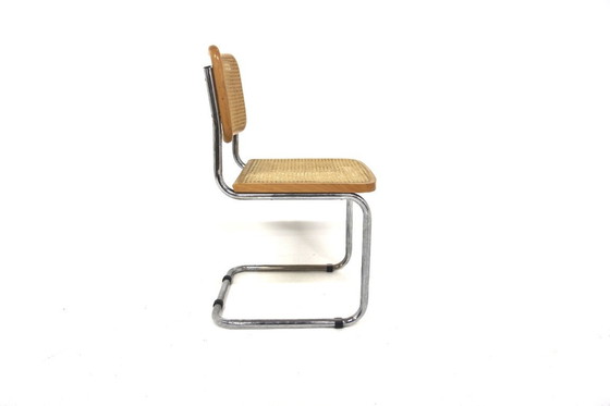 Image 1 of Juego de 4 sillas "B32", Marcel Breuer, Italia, 1990