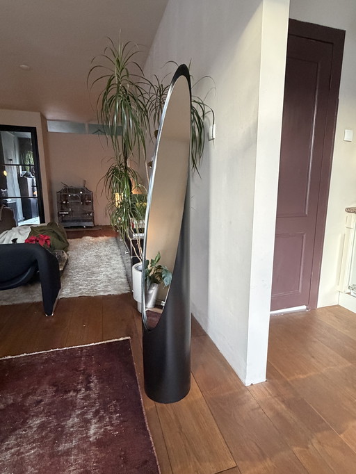 Lipstick mirror zwart