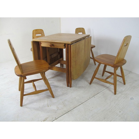 Image 1 of Vintage dining Set by Eero Aarnio for Laukaan Puu scandinavian 1960s