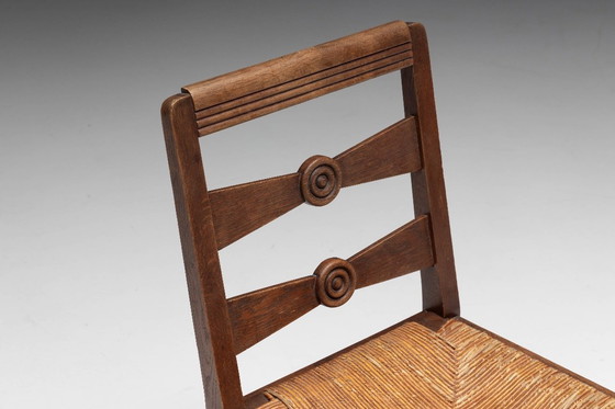 Image 1 of Sedie da pranzo Art Déco di Charles Dudouyt, Francia, anni '40