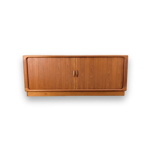 Midcentury Sideboard Dyrlund danish Teak Credenza Rolltüren