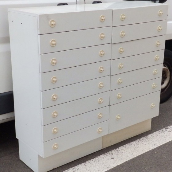 Image 1 of pair of vintage Interlübke chests of drawers