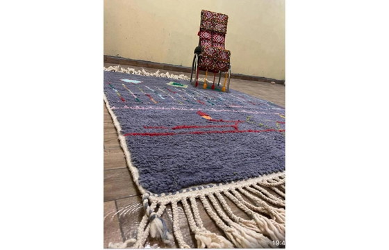 Handgemaakt Marokkaans vloerkleed, natuurlijke wol, 2.5x1.5 m. – Vloerkleden en tapijten, Wool (photo 7 of 11)