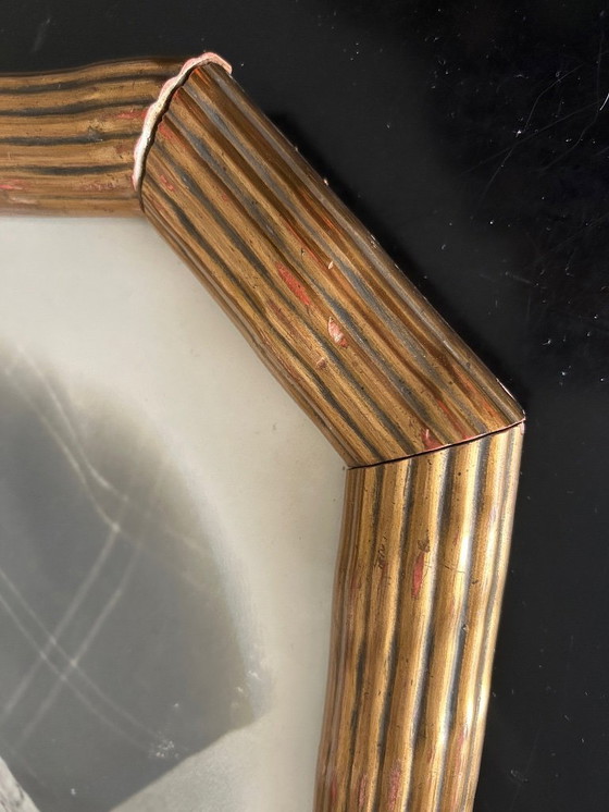 Image 1 of ritratto con cornice in ottone degli anni '20