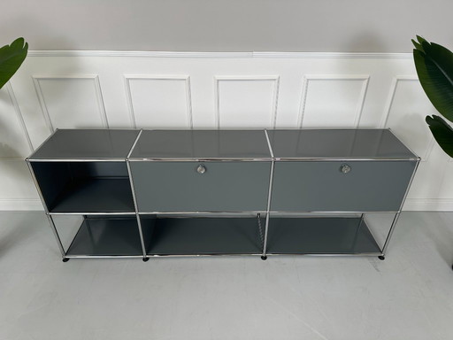 USM Haller Designer Regal Grau Sideborad