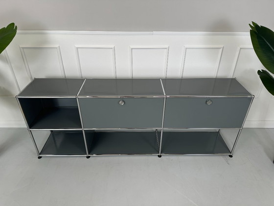 Image 1 of USM Haller Designer Plank Grijs Zijpaneel