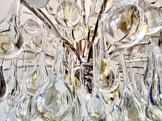 Image 1 of Grande lampadario vintage a goccia di Christoph Palme