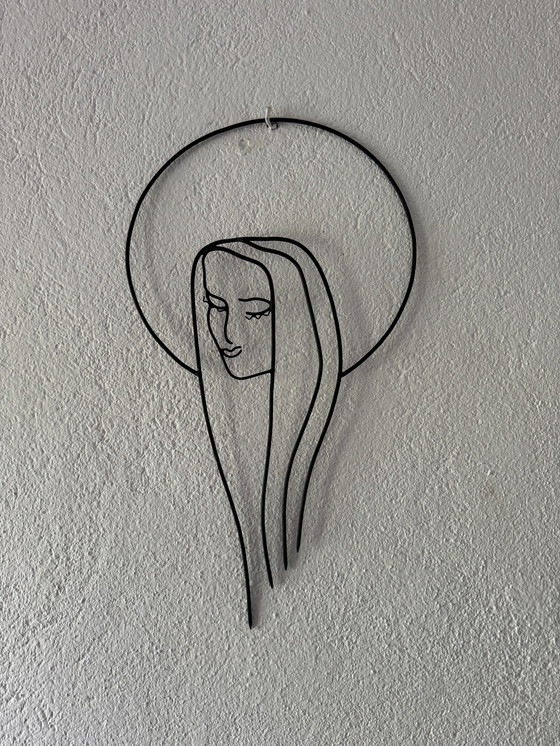 Image 1 of Scultura in filo metallico degli anni '60