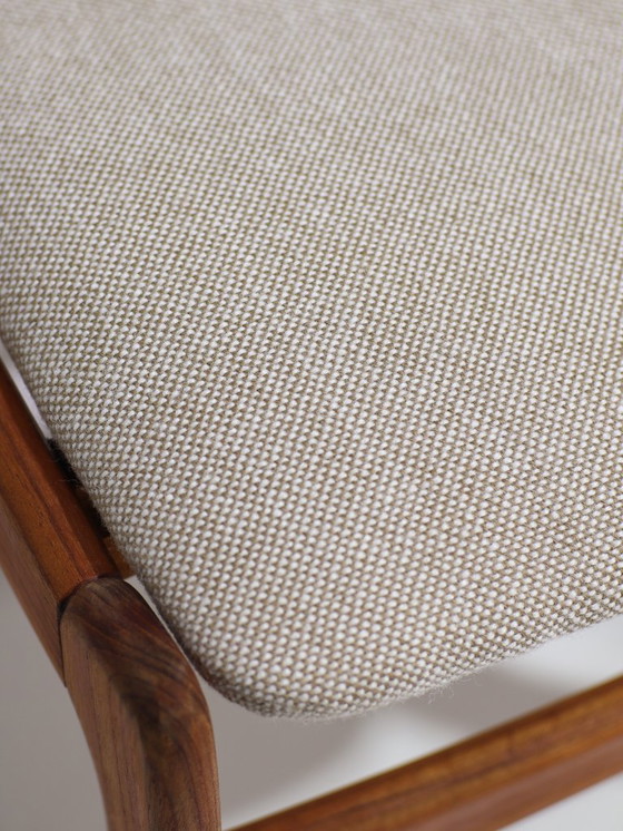 Image 1 of 6 sedie da pranzo in teak danese Burchardt Nielsen