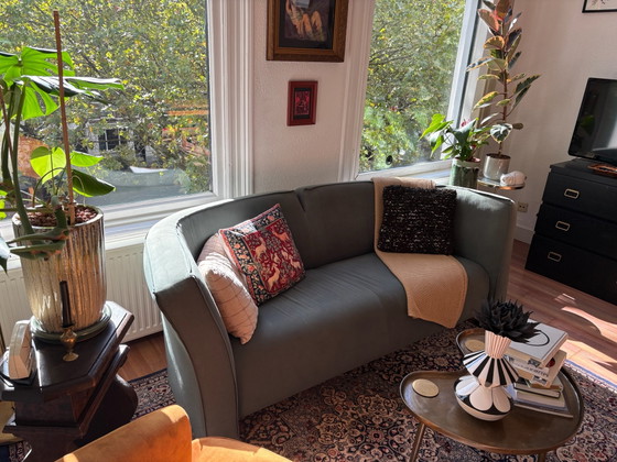 Vintage Young International Sofa - 2.5 seater - Dark Grey-Green – 2 seaters, Other, Textile (photo 2 of 11)