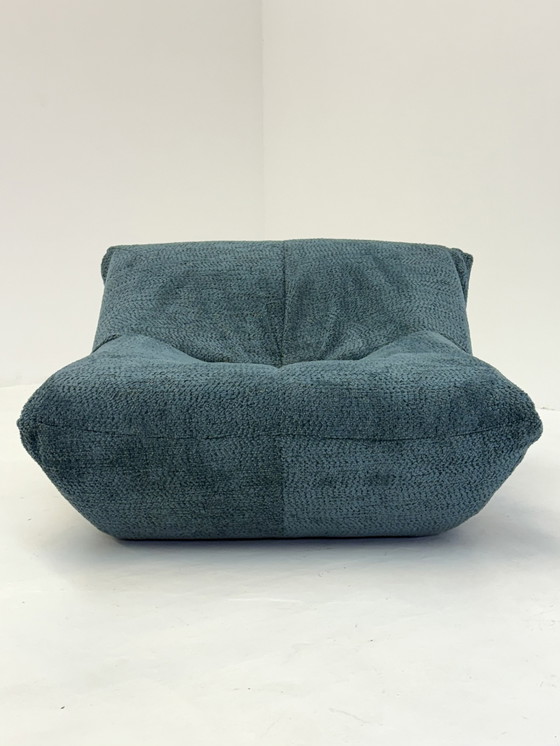 Image 1 of Papillon Lounge Chairs by Guido Maria Rosati for Giovannetti in Blue