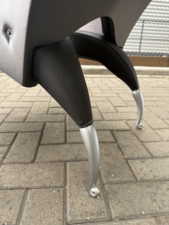 Image 1 of 2x poltrone lounge Bořek Šípek Maletak per Maletti, anni '90