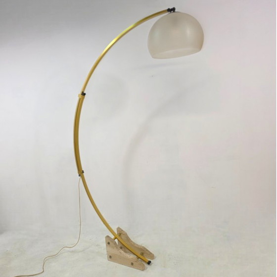 Image 1 of Lámpara de arco Guzzini Goffredo Reggiani diseño de mediados de siglo de los años 70