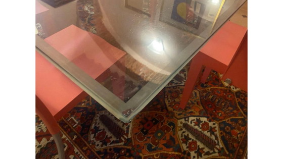 Colonnato Tafel van Bellini voor Cassina – Eettafels, Travertin, Crystal (photo 4 of 5)