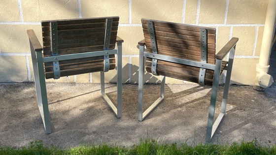 Image 1 of Pair of Esprit Karin Mobring armchairs from Ikea