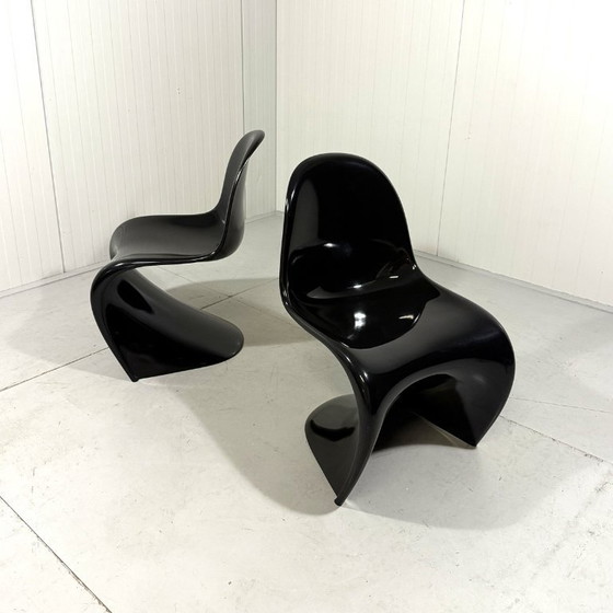 Image 1 of 2 x First Edition Panton Chairs Verner Panton Herman Miller 1960's
