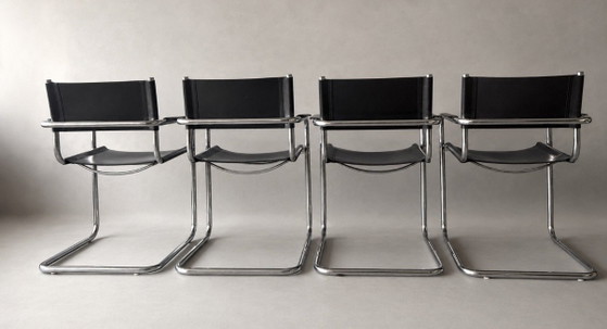 Image 1 of 4 originale Mart Stam S34 Stühle – Goethe-Institut, ca. 1970er Jahre