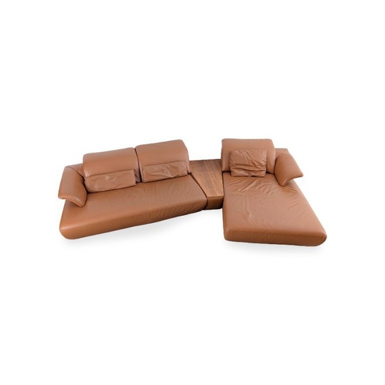 Divano Koinor Avanti originale in pelle anilina color cognac – Divani modulari (photo 6 of 11)