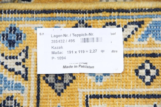 Image 1 of Alfombra Ziegler Kazak original, anudada a mano, 191 x 119 cm. Nueva y en excelente estado.
